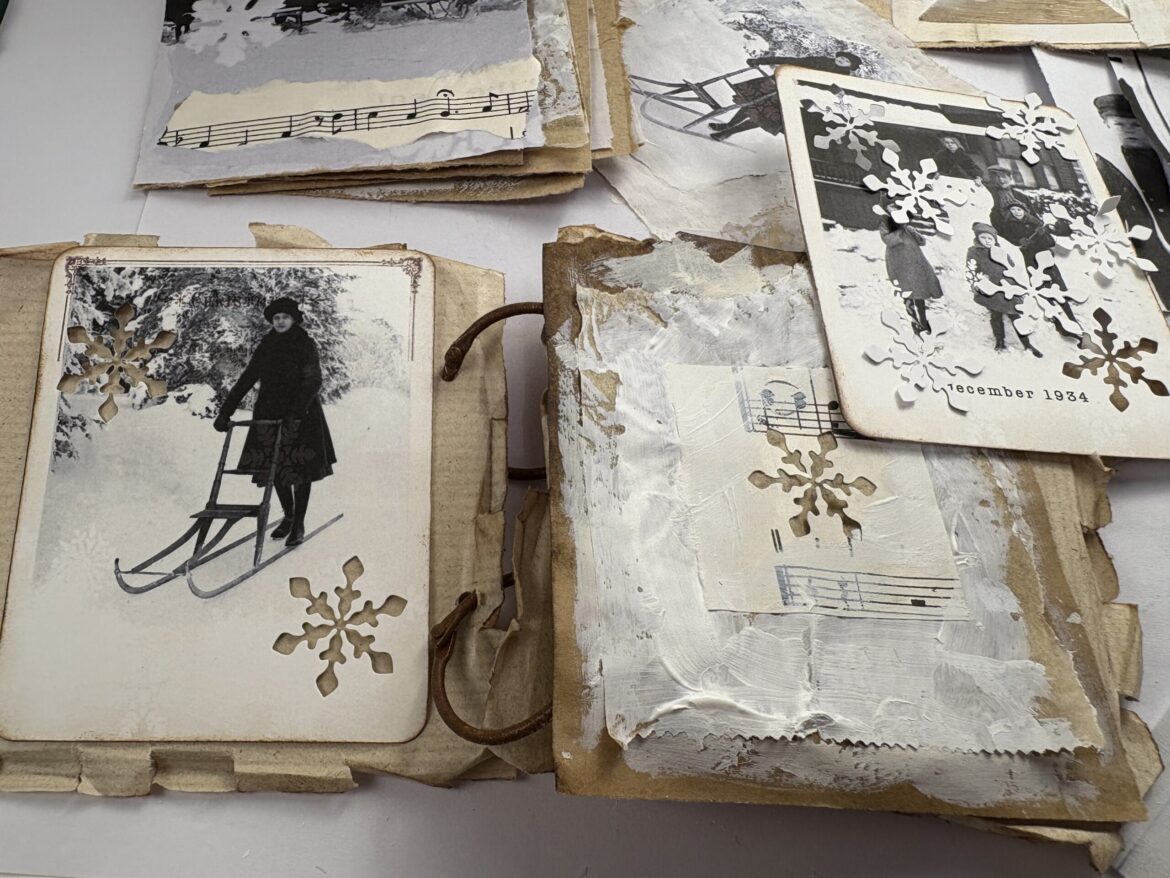 Easy White Winter Junk Journal Tutorial: Step-by-Step Guide