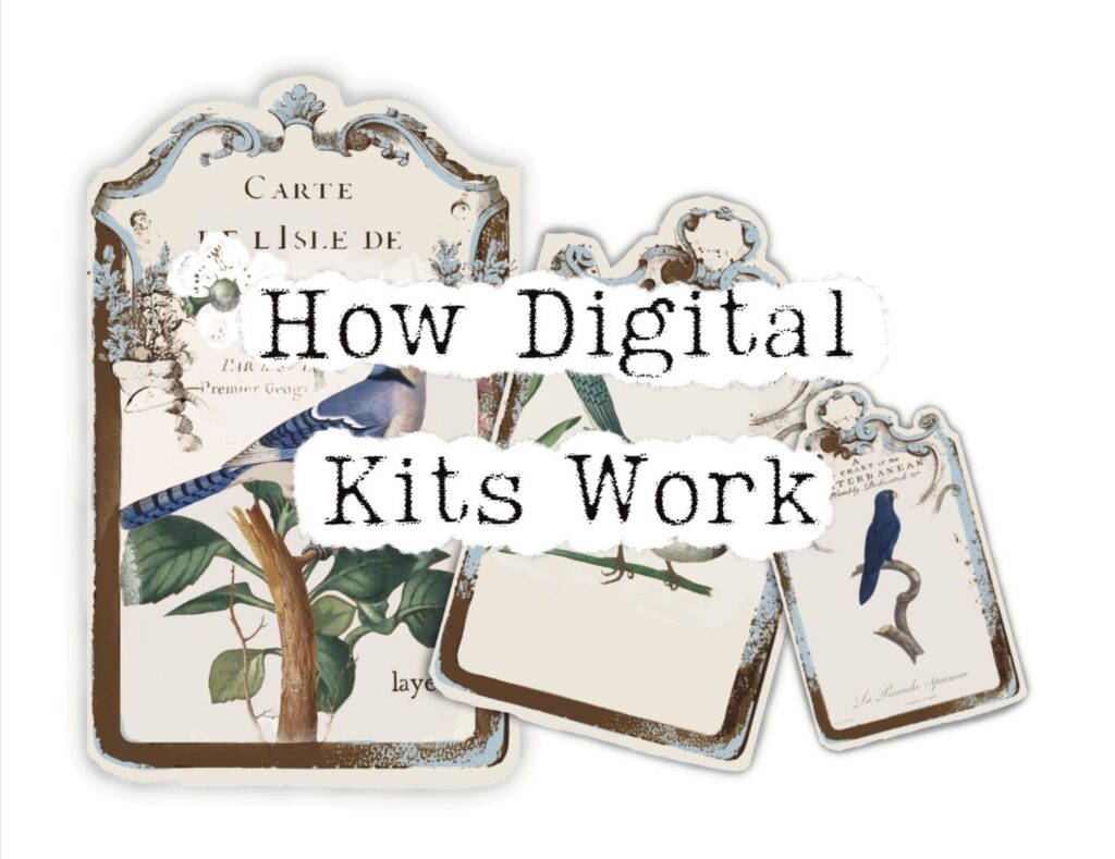 How digitals work for junk journaling 