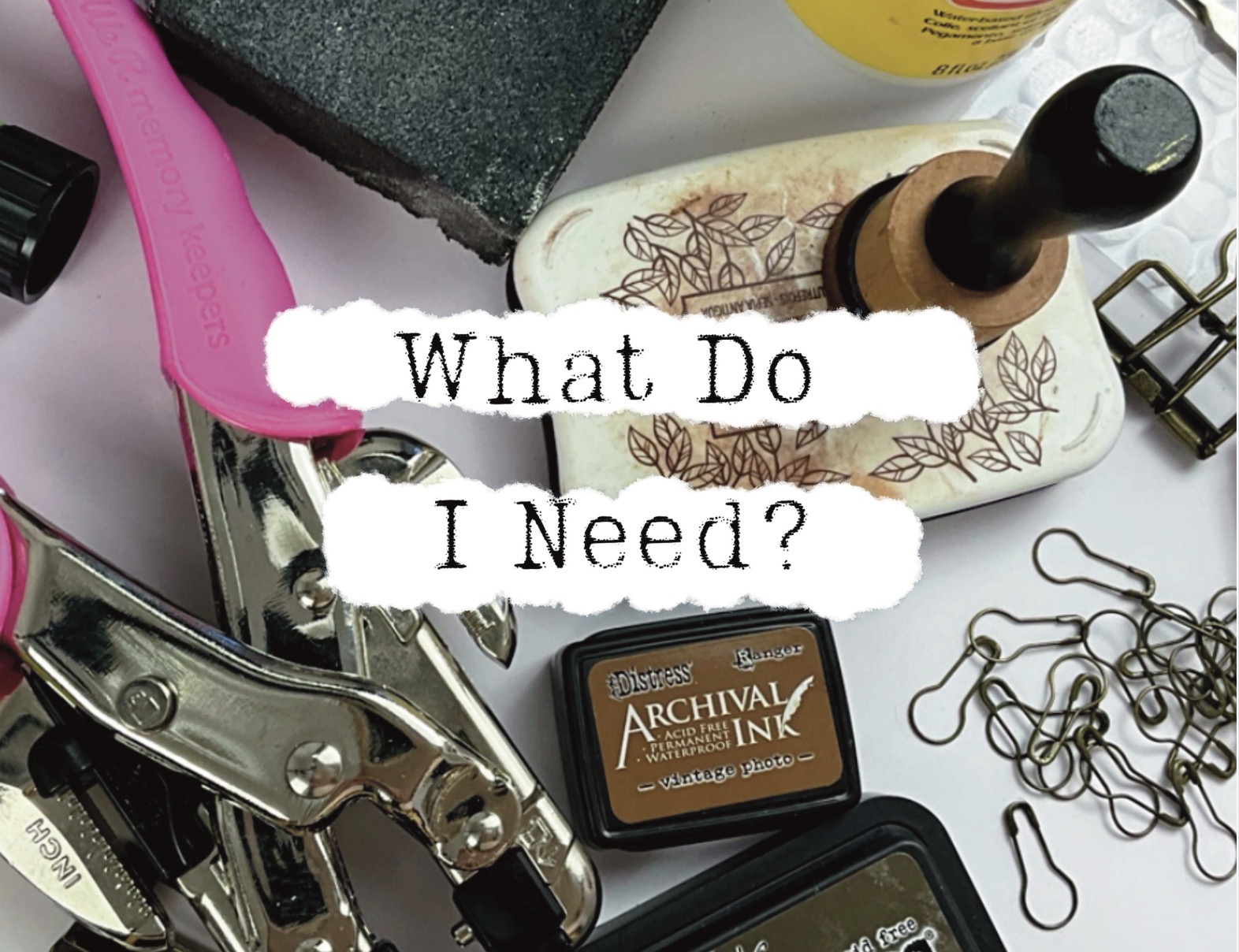 Vintage style notebook for junk journaling